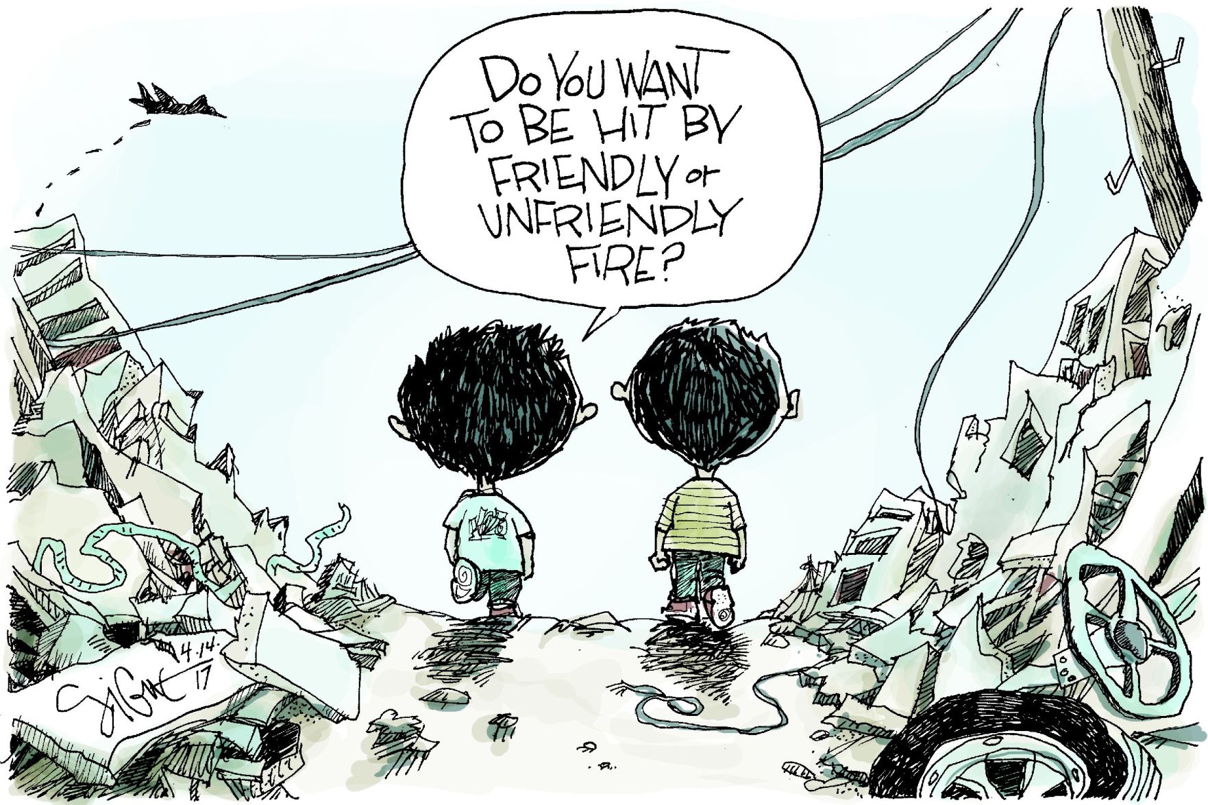 Signe Wilkinson cartoon